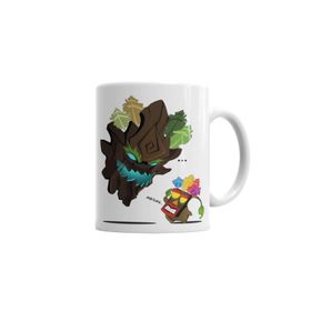 Baskı Dükkanı KB3968 Maokai Ile Mascara Crash Porselen Kupa Bardak