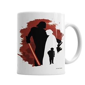 Baskı Dükkanı KB3978 Luk And Dark Star Wars Porselen Kupa Bardak