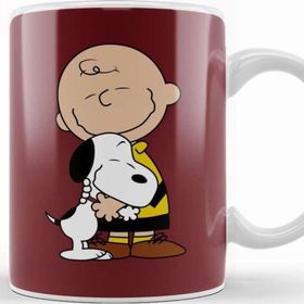 Baskı Dükkanı KB3983 Love Snoopy Porselen Kupa Bardak