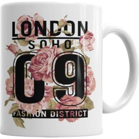 Baskı Dükkanı KB3985 Londron Soho Porselen Kupa Bardak