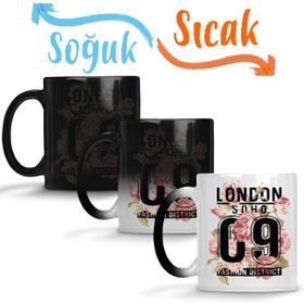 Baskı Dükkanı KB3986 London Soho Porselen Kupa Bardak