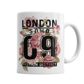 Baskı Dükkanı KB3986 London Soho Porselen Kupa Bardak