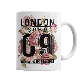 Baskı Dükkanı KB3986 London Soho Porselen Kupa Bardak