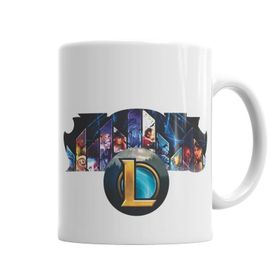 Baskı Dükkanı KB3992 Lol Game Porselen Kupa Bardak