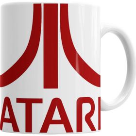 Baskı Dükkanı KB40 Atari Logo Oyun Game Over Porselen Kupa Bardak