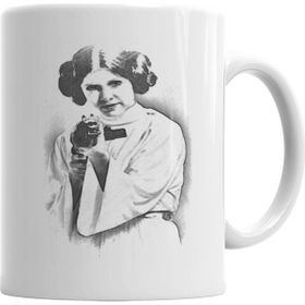Baskı Dükkanı KB4008 Princesa Leia 2 Porselen Kupa Bardak