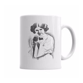 Baskı Dükkanı KB4008 Princesa Leia 2 Porselen Kupa Bardak