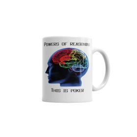 Baskı Dükkanı KB4016 Poker Beyin Porselen Kupa Bardak