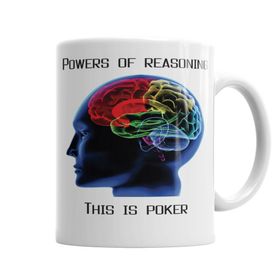 Baskı Dükkanı KB4016 Poker Beyin Porselen Kupa Bardak