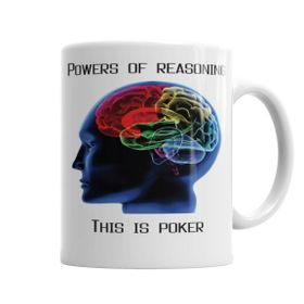 Baskı Dükkanı KB4016 Poker Beyin Porselen Kupa Bardak