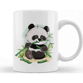 Baskı Dükkanı KB4041 Sevimli Panda Love Porselen Kupa Bardak