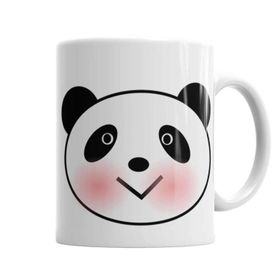 Baskı Dükkanı KB4041 Sevimli Panda Love Porselen Kupa Bardak