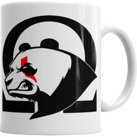 Baskı Dükkanı KB4043 Sevimli Panda Kratos Porselen Kupa Bardak