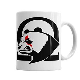 Baskı Dükkanı KB4043 Sevimli Panda Kratos Porselen Kupa Bardak