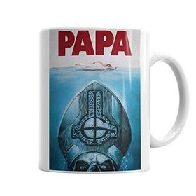 Baskı Dükkanı KB406 Papa Ghost B Porselen Kupa Bardak