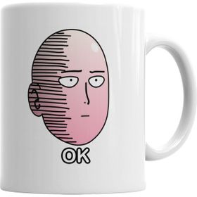Baskı Dükkanı KB4064 Anime Manga One Punch Man Ok Porselen Kupa Bardak