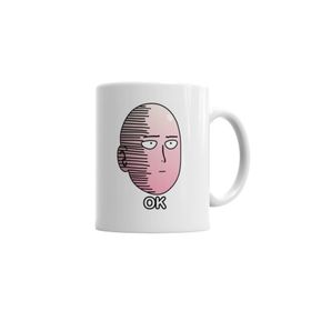 Baskı Dükkanı KB4064 Anime Manga One Punch Man Ok Porselen Kupa Bardak