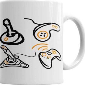 Baskı Dükkanı KB4070 Atari Game Ower Oyun No Controle Porselen Kupa Bardak