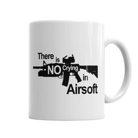 Baskı Dükkanı KB4071 Theres No Crying In Airsoft Porselen Kupa Bardak