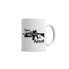 Baskı Dükkanı KB4071 Theres No Crying In Airsoft Porselen Kupa Bardak