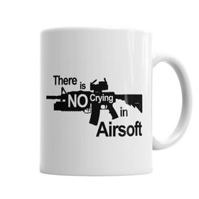 Baskı Dükkanı KB4071 Theres No Crying In Airsoft Porselen Kupa Bardak