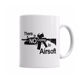 Baskı Dükkanı KB4071 Theres No Crying In Airsoft Porselen Kupa Bardak