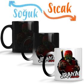 Baskı Dükkanı KB4072 Ninja Jiraya Porselen Kupa Bardak