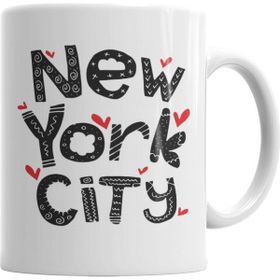 Baskı Dükkanı KB4074 New York City Porselen Kupa Bardak
