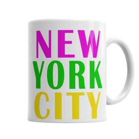 Baskı Dükkanı KB4074 New York City Porselen Kupa Bardak