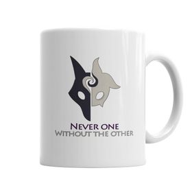 Baskı Dükkanı KB4076 Never One Without The Other Porselen Kupa Bardak