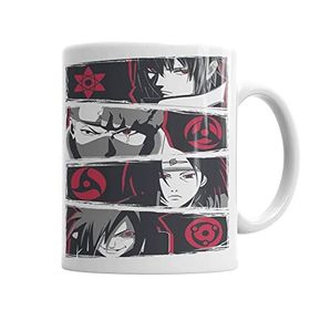 Baskı Dükkanı KB4084 Naruto Sharigans Porselen Kupa Bardak