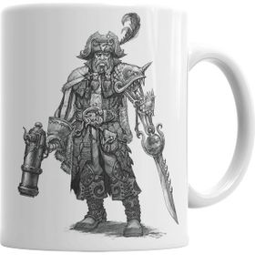 Baskı Dükkanı KB409 Gangplank Porselen Kupa Bardak