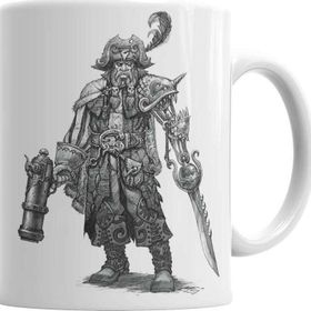 Baskı Dükkanı KB409 Gangplank Porselen Kupa Bardak