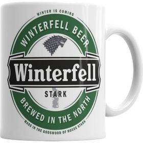 Baskı Dükkanı KB411 Game Of Thrones Winterfell Beer Porselen Kupa Bardak