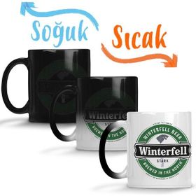 Baskı Dükkanı KB411 Game Of Thrones Winterfell Beer Porselen Kupa Bardak