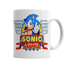 Baskı Dükkanı KB4110 Sonic Mania Porselen Kupa Bardak