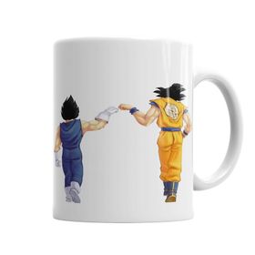 Baskı Dükkanı KB4112 Songoku Ile Vegetta Porselen Kupa Bardak