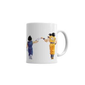 Baskı Dükkanı KB4112 Songoku Ile Vegetta Porselen Kupa Bardak