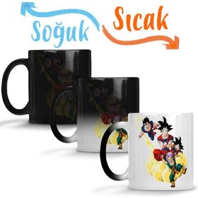 Baskı Dükkanı KB4113 Son Goku Dragon Ball Porselen Kupa Bardak