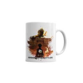 Baskı Dükkanı KB4129 Shingeki No Kyojin Ataque Dos Titas Porselen Kupa Bardak