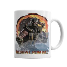 Baskı Dükkanı KB4146 Scorpion Mortal Kombat Game Porselen Kupa Bardak