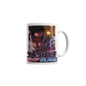 Baskı Dükkanı KB4150 Naruto Sasuke Uchiha Porselen Kupa Bardak