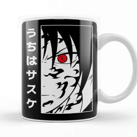Baskı Dükkanı KB4150 Naruto Sasuke Uchiha Porselen Kupa Bardak