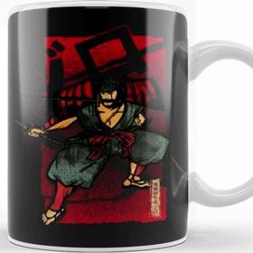Baskı Dükkanı KB4152 Samurai Porselen Kupa Bardak
