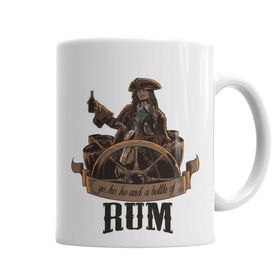 Baskı Dükkanı KB4160 Rum Porselen Kupa Bardak