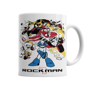 Baskı Dükkanı KB4164 Rockman Megaman Porselen Kupa Bardak