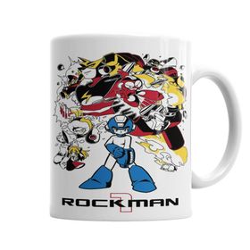 Baskı Dükkanı KB4164 Rockman Megaman Porselen Kupa Bardak