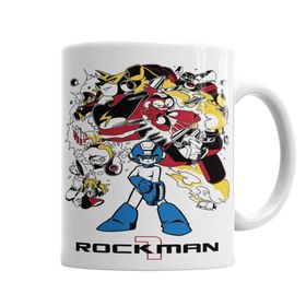 Baskı Dükkanı KB4164 Rockman Megaman Porselen Kupa Bardak
