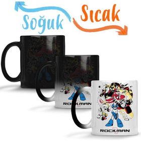 Baskı Dükkanı KB4164 Rockman Megaman Porselen Kupa Bardak