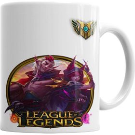 Baskı Dükkanı KB4186 Rakan E Xayah Lol League Of Legends Porselen Kupa Bardak